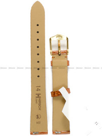 Pasek skórzany z jaszczurki do zegarka - Hirsch Lizard 01866170-1-18 M - 18 mm