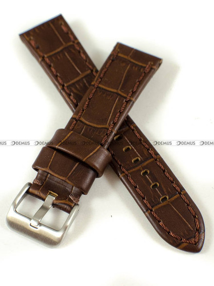 Skórzany pasek do zegarka Pacific W49.20.2.2, 20 mm, Brązowy