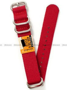 Nylonowy pasek do zegarka Diloy 409.20.6, 20 mm, Niebieski