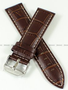 Skórzany pasek do zegarka Sturmanskie Open 185, 22 mm, Brązowy