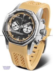 Pasek silikonowy do zegarka Vostok Europe Atomic Age VK64-640A698 - 25 mm