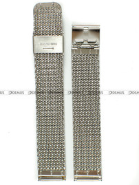 Siateczkowa (mesh) bransoleta do zegarka Demus Bra11, 18 mm, Srebrna