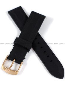 Silikonowy pasek do zegarka Vostok Undine-silikon-czarny-różowa-kl, 20 mm, Czarny