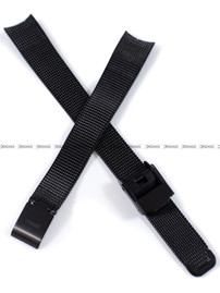 Siateczkowa (mesh) bransoleta do zegarka Obaku V130LBBMB, 12 mm, Czarna