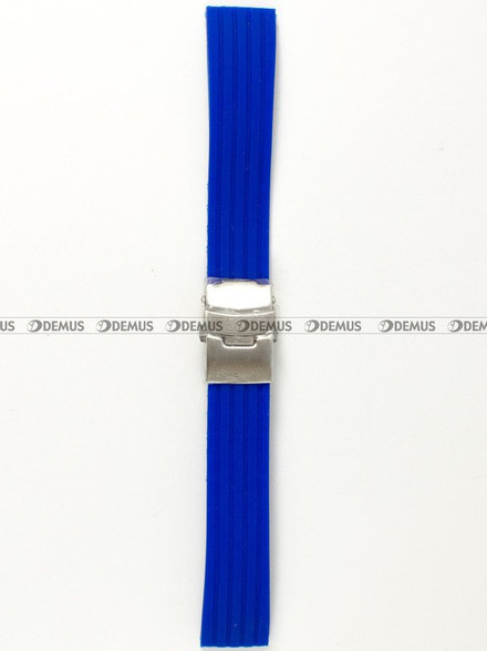 Silikonowy pasek do zegarka Chermond PG6.20.2, 20 mm, Niebieski