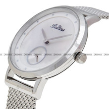 Zegarek Damski Balticus New Sky, silver, white pearl - W zestawie dodatkowy pasek