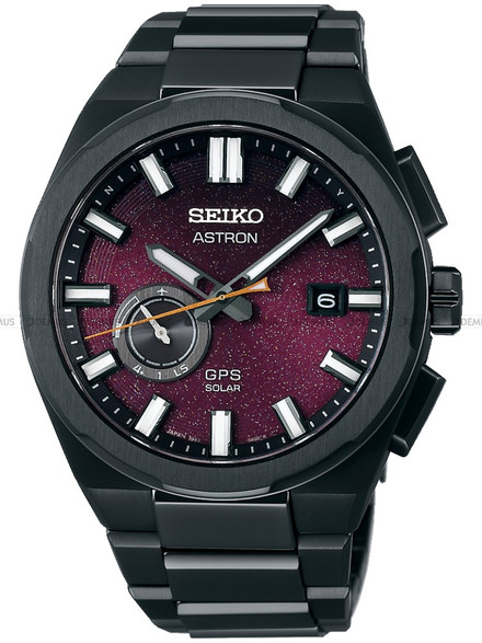 Zegarek Męski Seiko Astron "Yozakura" Titanium GPS Solar SSJ029J1 - Limitowana Edycja