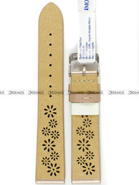 Skórzany pasek do zegarka Morellato A01D5256C47157CR18, 18 mm, Różowy