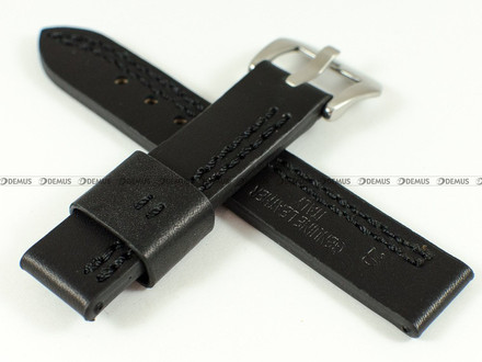 Skórzany pasek do zegarka Pacific W119.20.1, 20 mm, Czarny