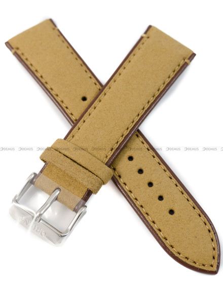 Pasek skórzany do zegarka Orient RA-AC0P01E30B - UL01S011J0 - 22 mm