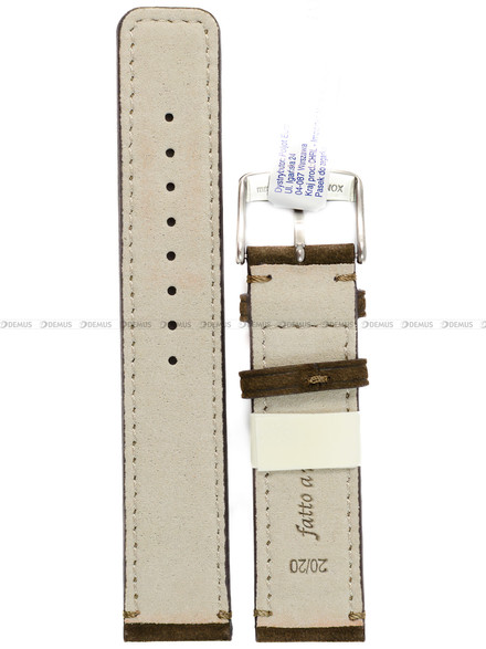 Pasek do zegarka skórzany - Morellato Coubert A01X6021C38032CR20 - 20 mm