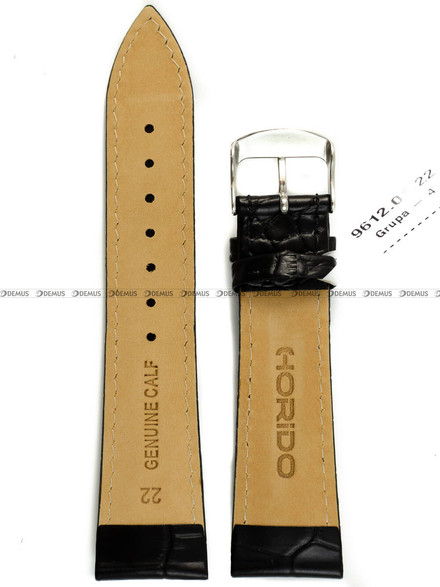 Pasek skórzany do zegarka - Horido 9612.01.20S - 20 mm