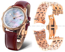 Zegarek Damski Vostok Europe Vilnele VS42-125B754B - z diament - Zestaw
