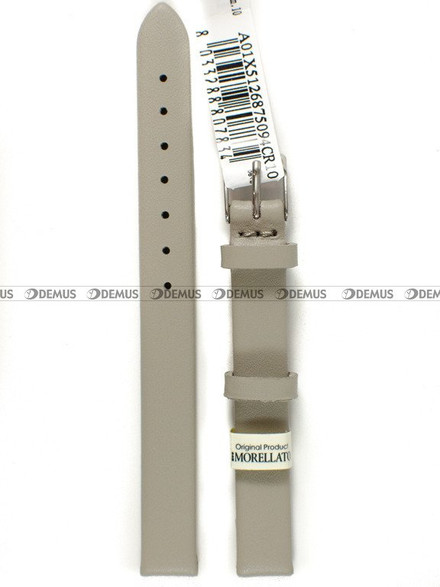 Skórzany pasek do zegarka Morellato A01X5126875094CR10, 10 mm, Szary