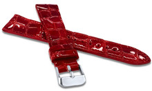 Pasek skórzany do zegarka - LAVVU LSAGR18 - 18 mm