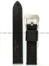Skórzany pasek do zegarka Pacific W119.20.1, 20 mm, Czarny