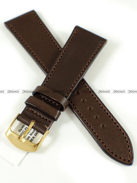 Skórzany pasek do zegarka Horido 9407.02.22S, 22 mm, Brązowy