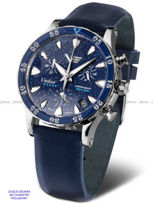 Pasek skórzany do zegarka Vostok Europe Undine VK68-515A756 - 20 mm