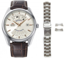 Zegarek Męski automatyczny Orient Multi Year Calendar RA-BA0009S3YB-B - Zestaw - Polskie nazwy dni i miesięcy