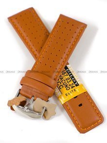 Skórzany pasek do zegarka Diloy 367.24.3, 24 mm, Brązowy