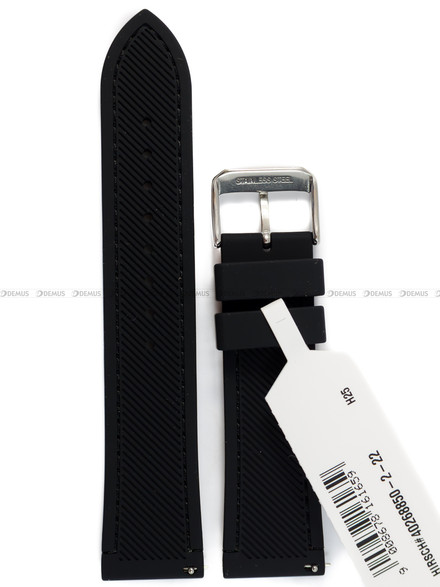 Pasek skórzany z do zegarka - Hirsch Belize 40268850-2-22 - 22 mm