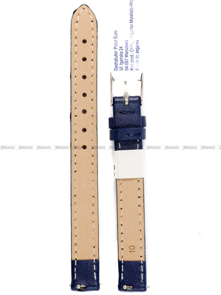 Pasek skórzany do zegarka - Morellato A01X5202875062CR10 - 10 mm