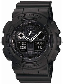 Zegarek Casio G-Shock GA-100-1A1ER Męski, Kwarcowy, Wskazówkowo-Elektroniczny