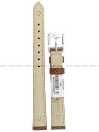 Pasek skórzany do zegarka - Rochet Boston 6020304 - 12 mm - Brązowy
