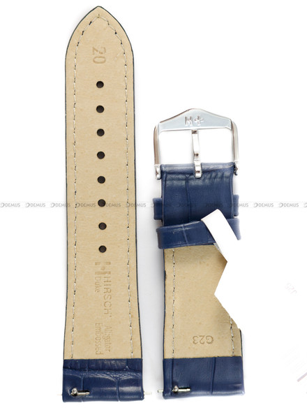 Pasek skórzany do zegarka - Hirsch Duke 01028380-2-20 - 20 mm