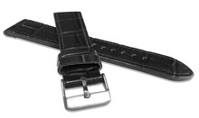 Pasek skórzany do zegarka - LAVVU LSJXB20 - 20 mm - XXL