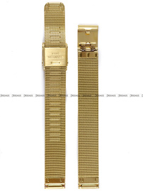 Pozłacana, siateczkowa (mesh) bransoleta do zegarka Obaku V209LXGIMG, 12 mm, Złota