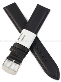 Pasek skórzany do zegarka - Rochet Miami 5411801ST - 18 mm - Czarny