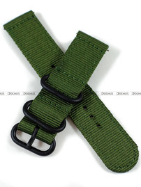 Nylonowy pasek do zegarka Nato PND2.22.3, 22 mm, Zielony