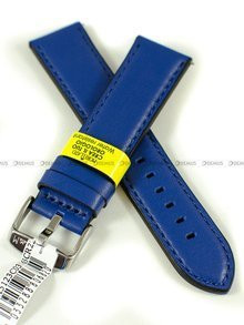 Skórzany pasek do zegarka Morellato A01X5123C03065CR22, 22 mm, Niebieski