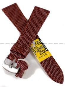 Pasek skórzany do zegarka - Diloy 407.20.8 - 20 mm