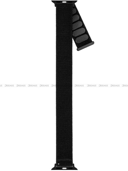 Pasek nylonowy na rzep z adapterem do Apple Watch - Hirsch Vocem 41409050AD-5-20 - 20 mm - Zestaw