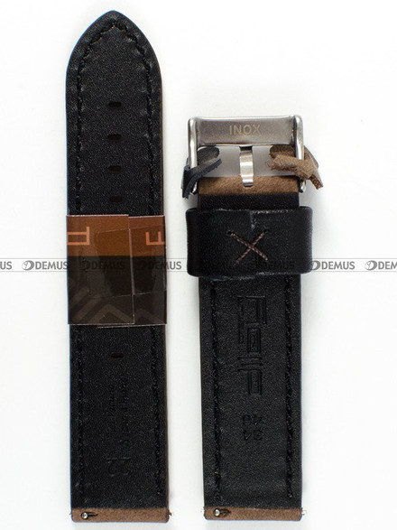 Skórzany pasek do zegarka Diloy 399.22.2, 22 mm, Brązowy