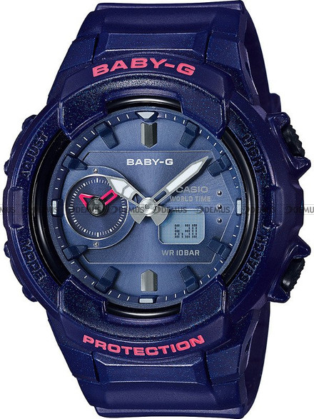 Zegarek Casio Baby-G BGA-230S-2AER Damski, Kwarcowy, Wskazówkowo-Elektroniczny
