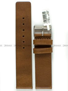 Skórzany pasek do zegarka LAVVU LSCUE22, 22 mm, Brązowy