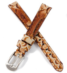 Pasek skórzany do zegarka - Demus PSD2.12.2-SR - 12 mm