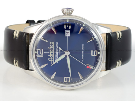 Zegarek Męski Mechaniczny Adriatica A1965.5255M - ręcznie nakręcany - Limitowana Edycja