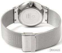 Siateczkowa (mesh) bransoleta do zegarka Obaku V133GCBMC, 22 mm, Srebrna