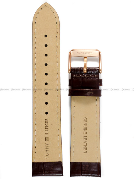 Pasek skórzany do zegarka Tommy Hilfiger 1791399 - 22 mm