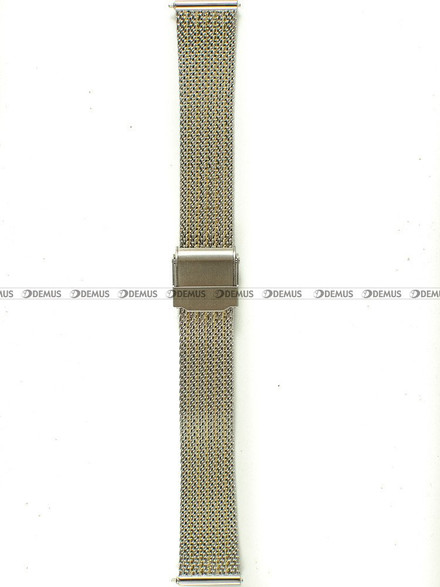 Bransoleta do zegarka Bisset - BBSR.63.16-SR-G - 16 mm