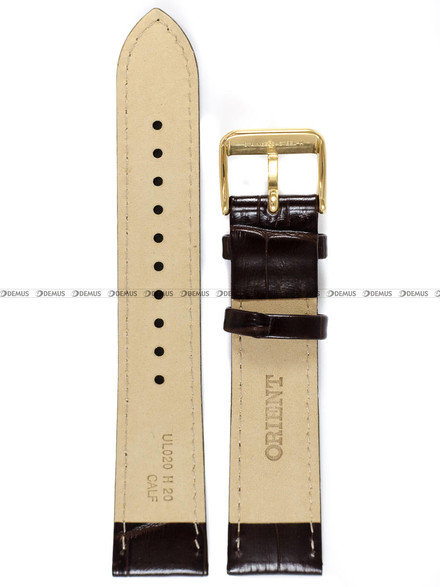 Pasek skórzany do zegarka Orient RA-AC0M01S10B - UL020015G0 - 20 mm