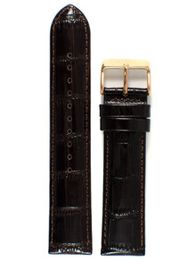 Skórzany pasek do zegarka Orient UDEVNRC, 21 mm, Brązowy