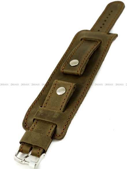 Skórzany pasek do zegarka Horido 0112.02.24S, 24 mm, Brązowy