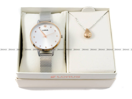 Lorus RG288XX9 Zegarek Damski - naszyjnik w zestawie