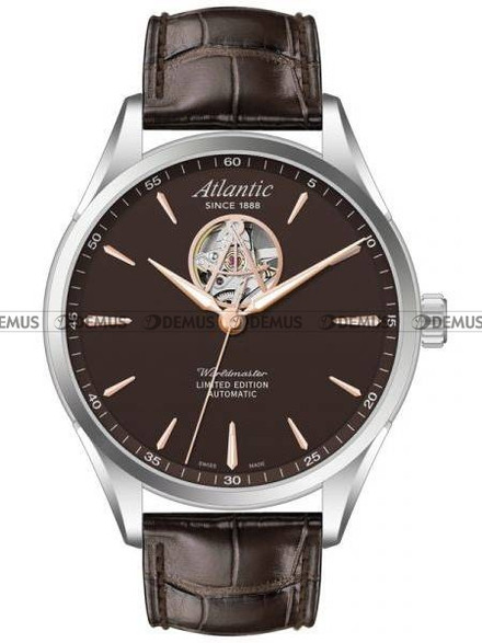Zegarek Męski Atlantic Worldmaster Open Heart 52780.41.81R - Limitowana Edycja