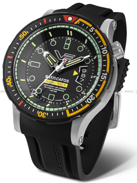 Vostok Europe Batiscafos Automatic NH35A-511E767S Zegarek Męski - Zestaw